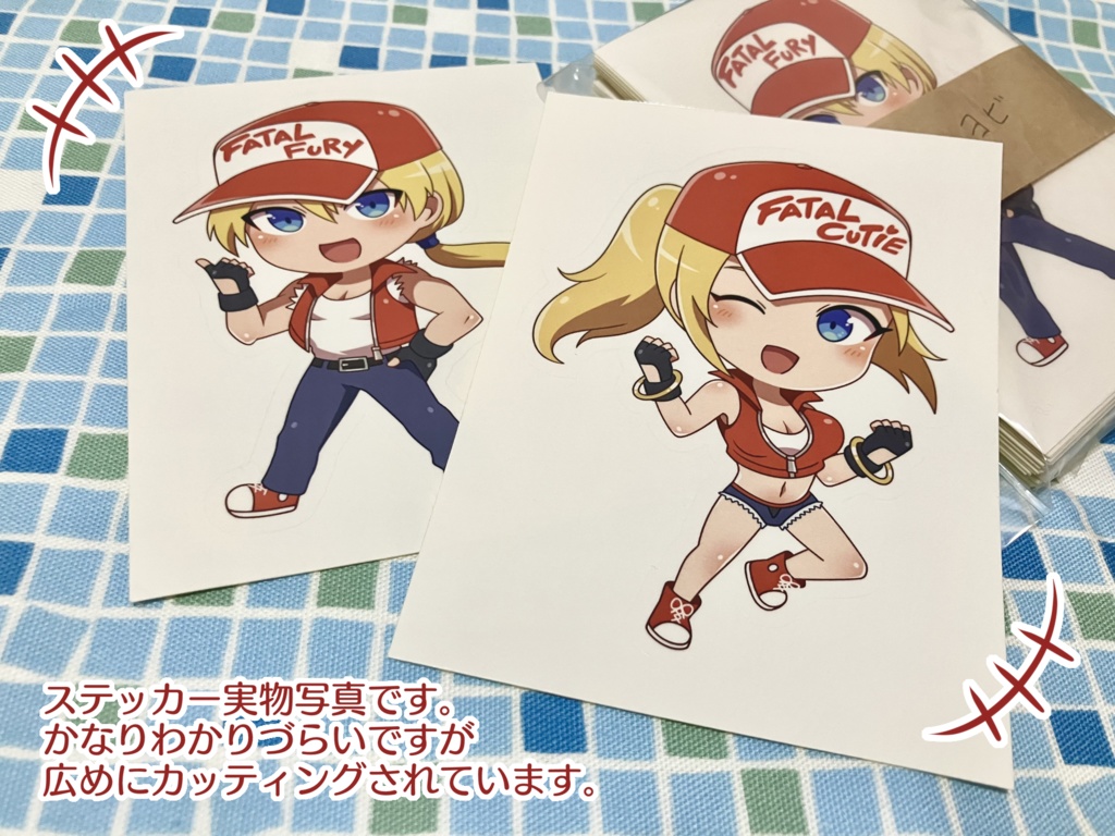 テリー/テリ子 デフォルメステッカー