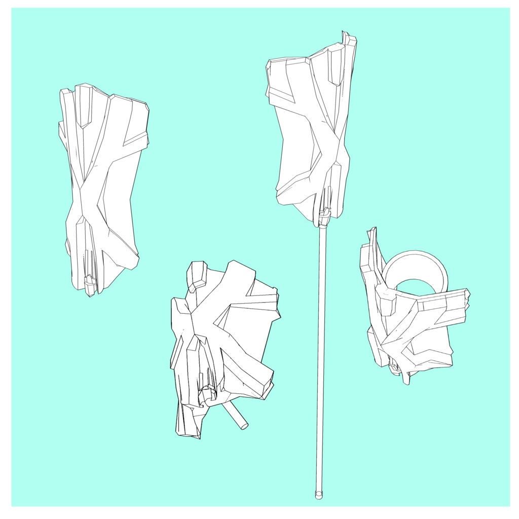 あの現代的な杖