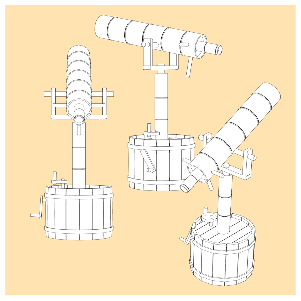 あの竹で作った望遠鏡