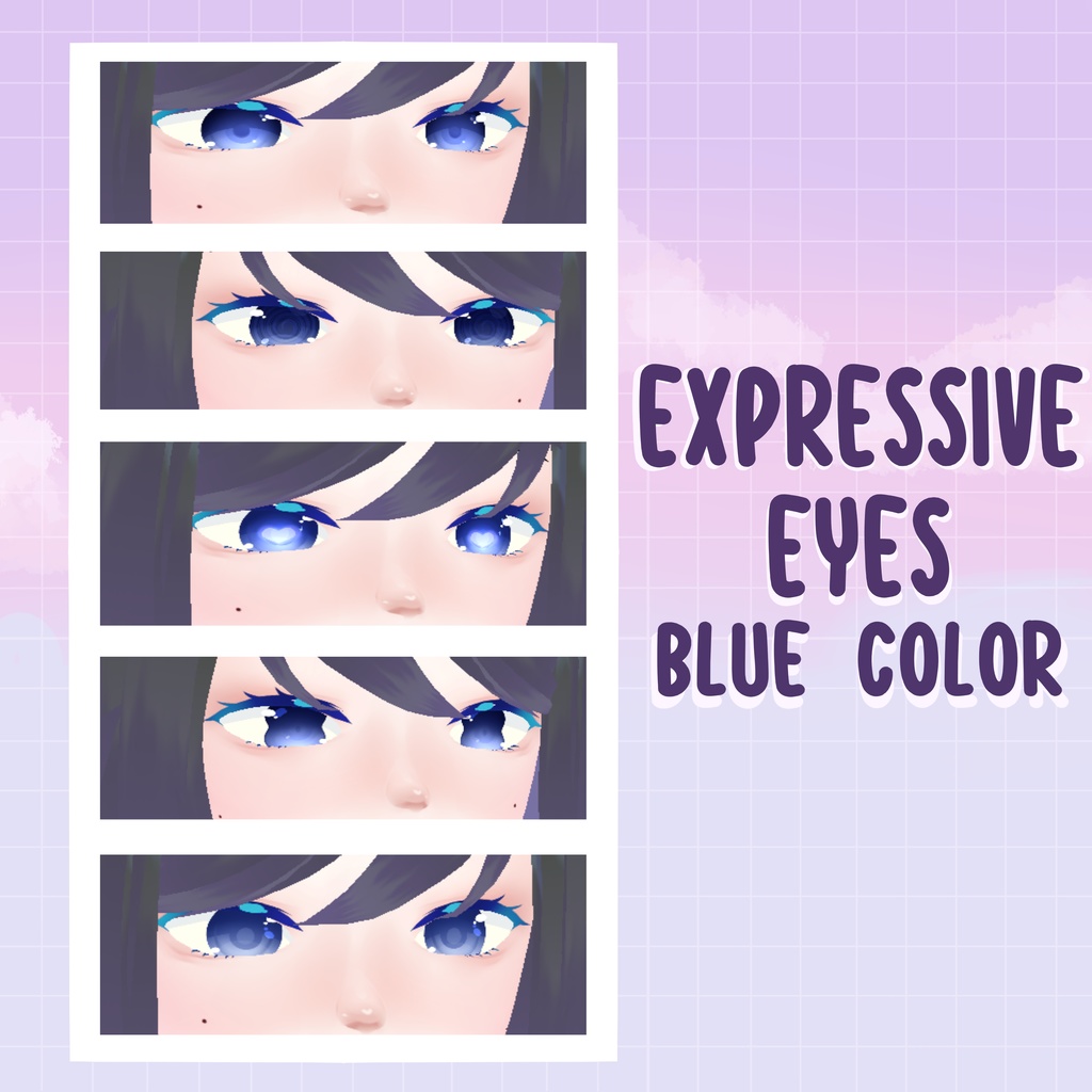 Expressive Eyes 【 Blue Color 】