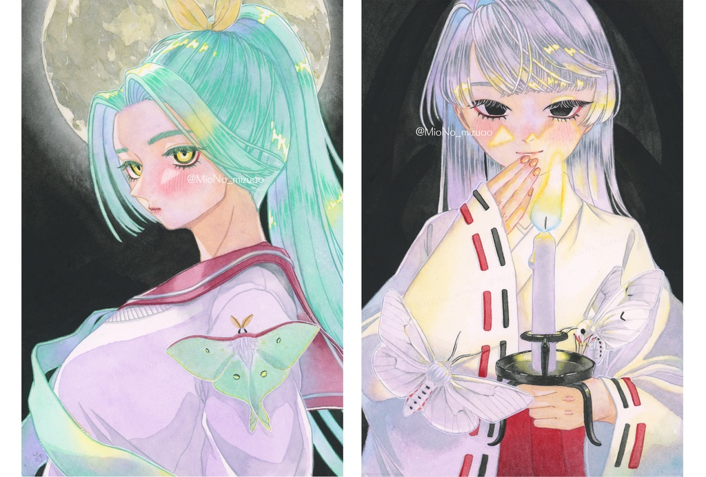 【ポストカード】月光／火光