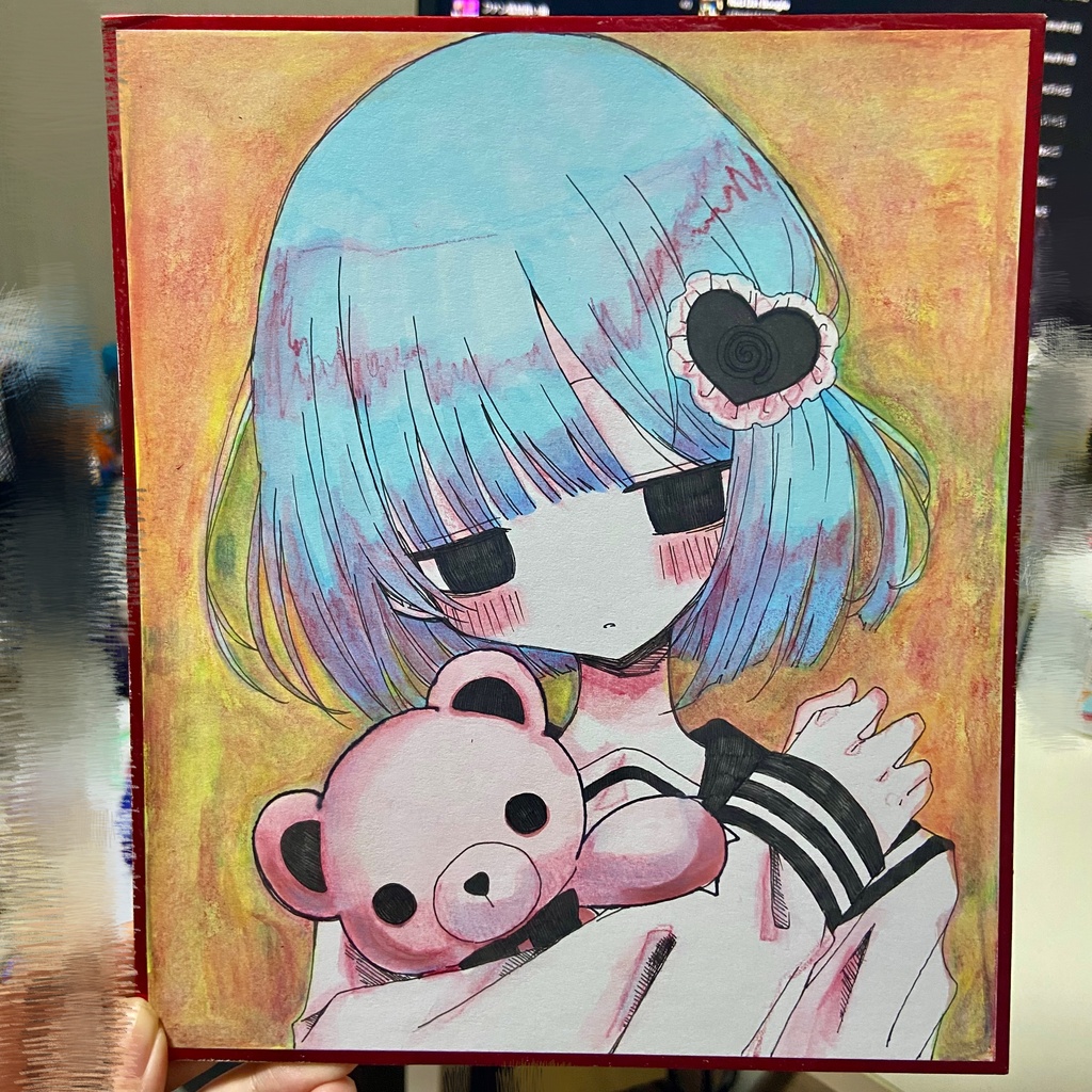 ぎゅってするね色紙