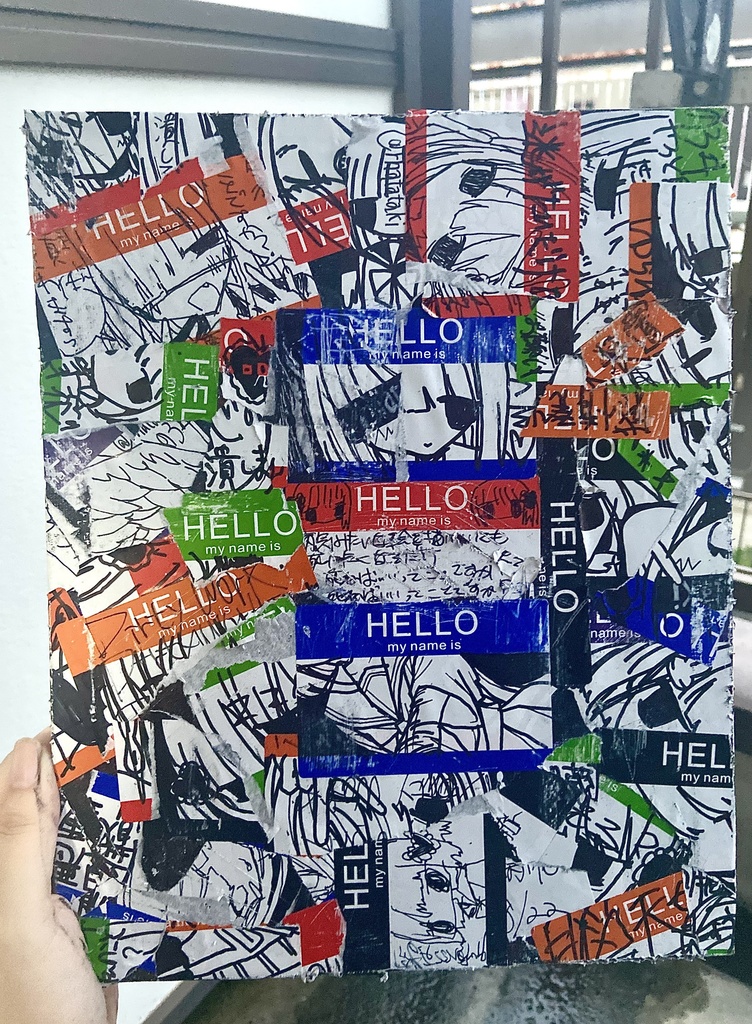 ステッカーコラージュ