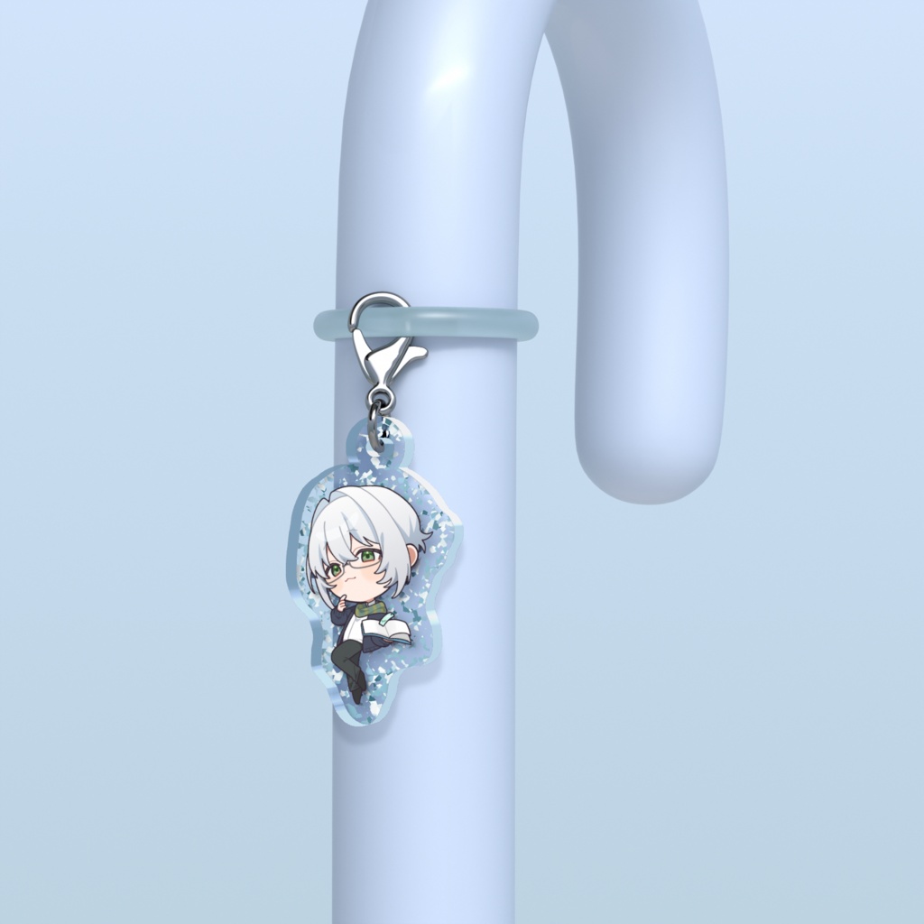 宮守しず めじるしチャーム(ラメ)(30mm)