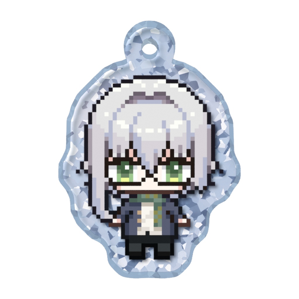 宮守しず 目印アクセサリ(ドット絵)(30mm/ラメ)
