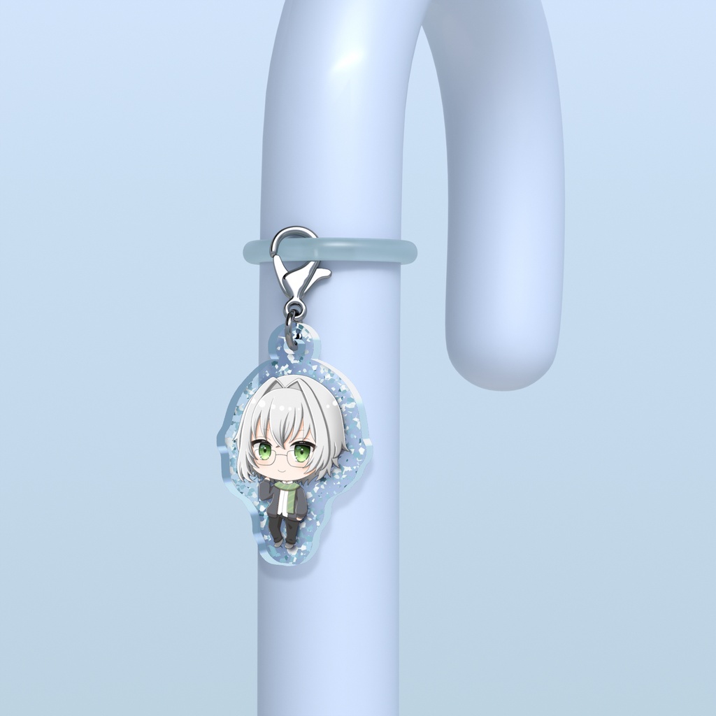 宮守しず 目印アクセサリ(通常顔)(30ｍｍ/ラメ)
