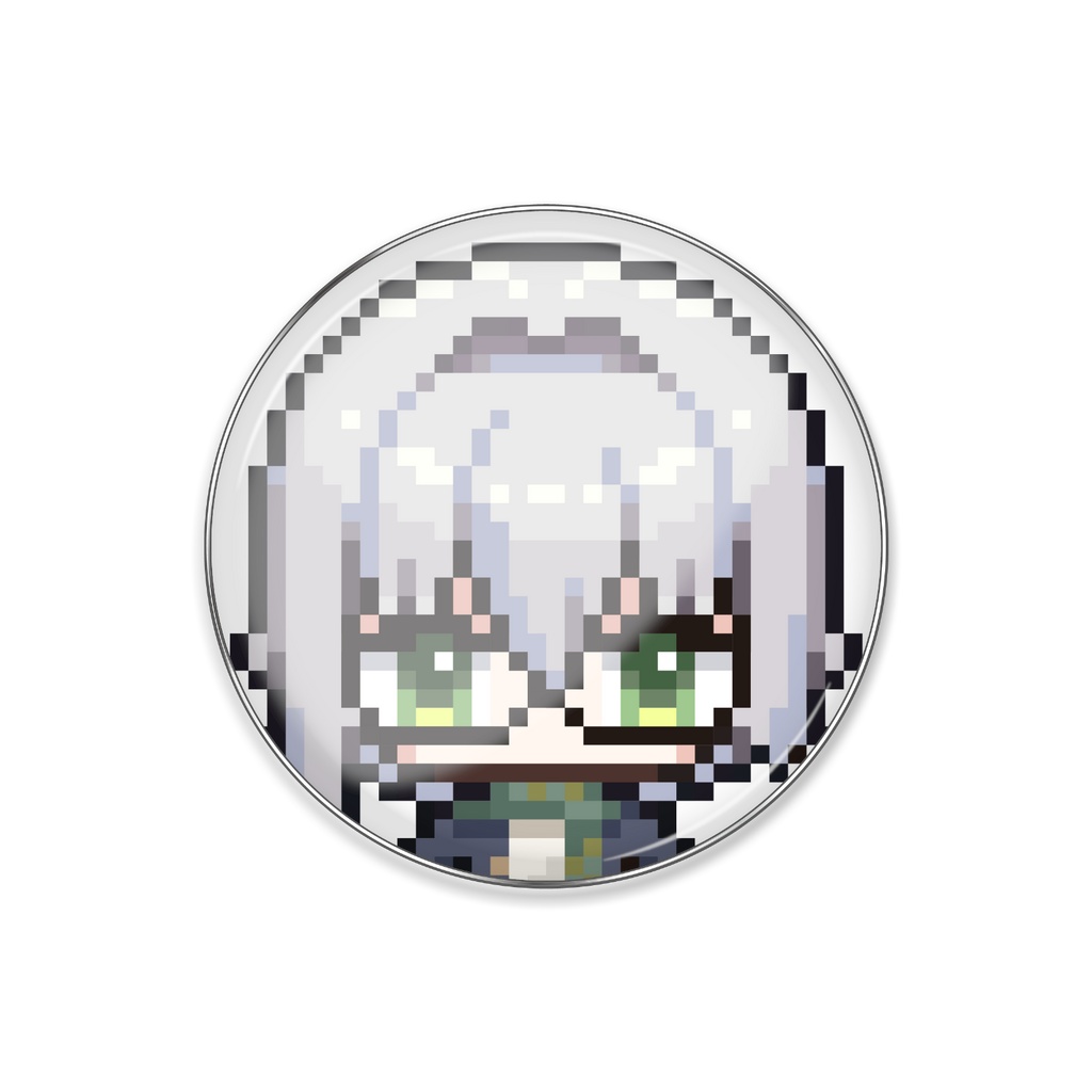 宮守しず(ドット絵) ピンバッジ