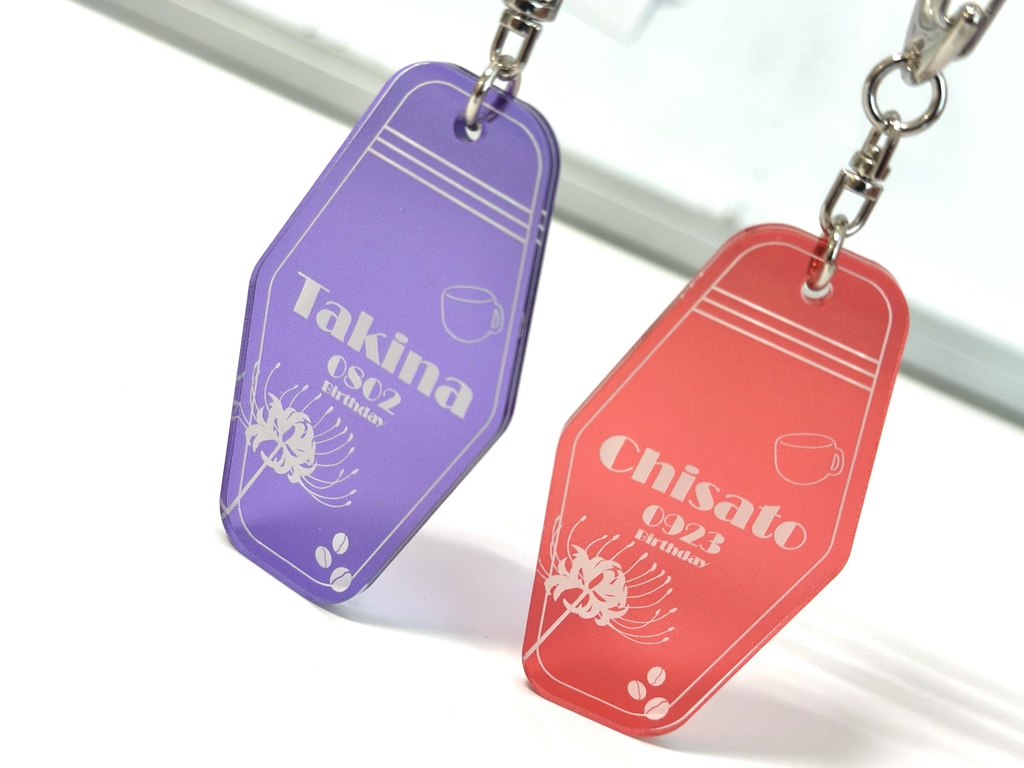 リコリス・リコイル 錦木千束・井ノ上たきな バースデーキーホルダー