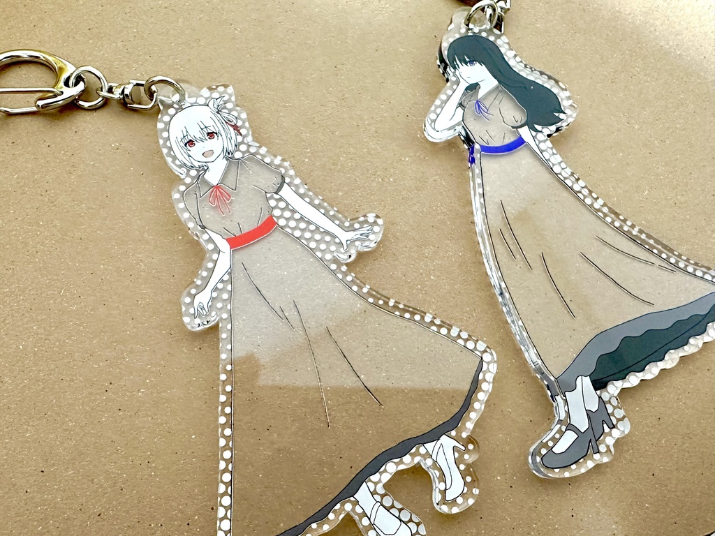 リコリス・リコイル 透明キーホルダー