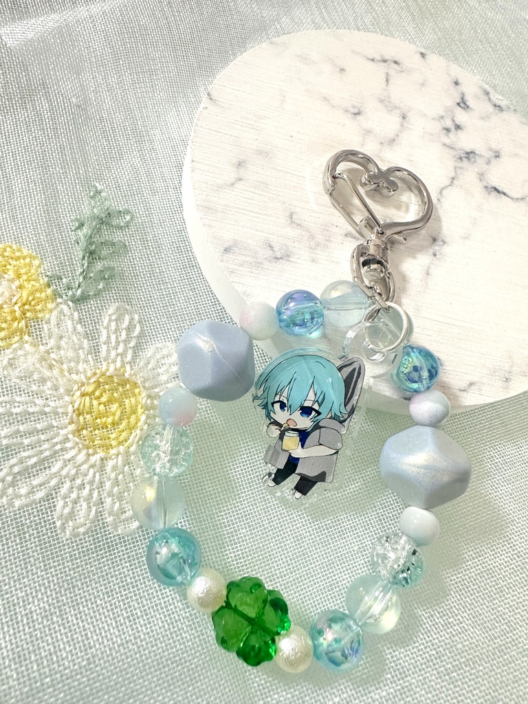 四葉環 つままれキーホルダー