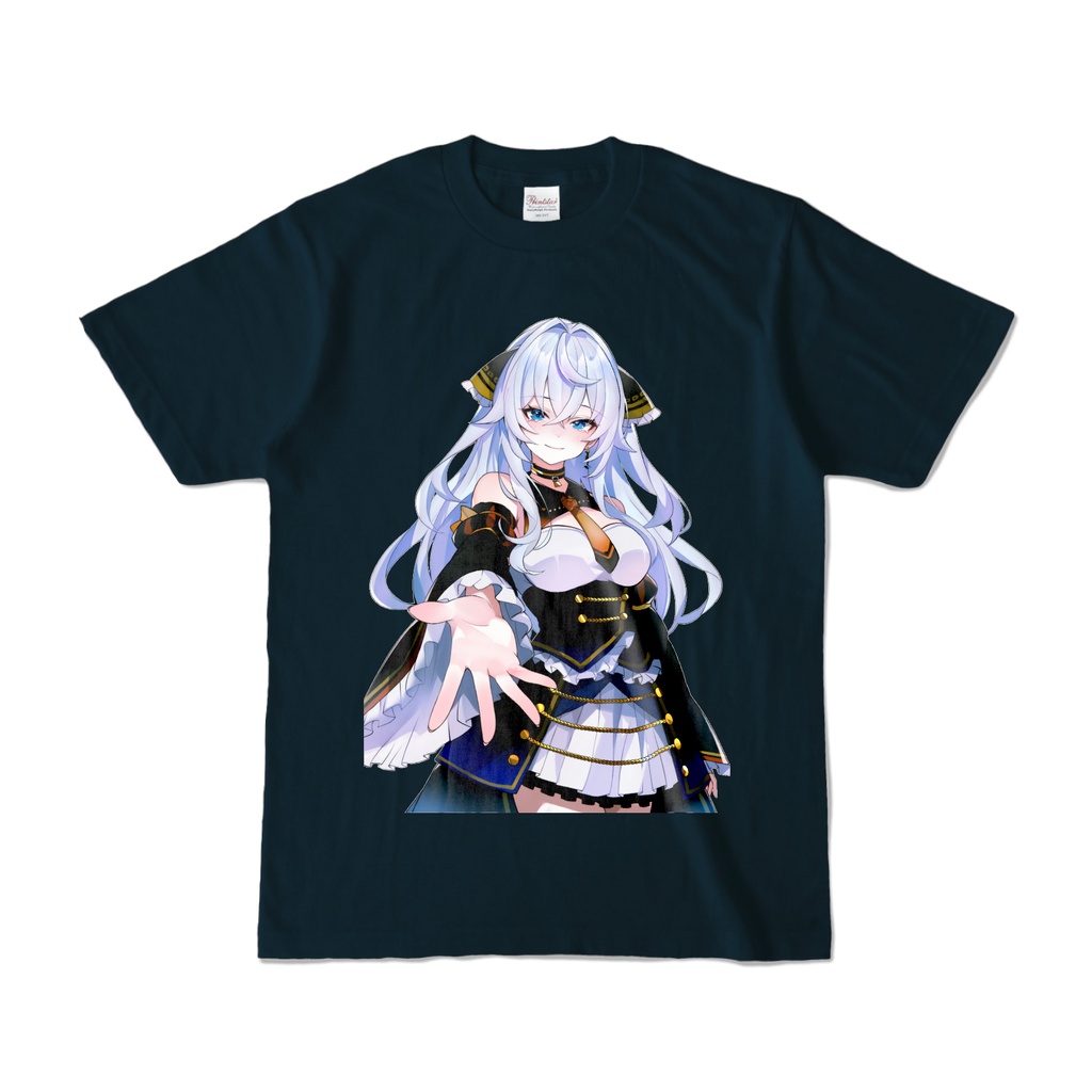 海乃ルリィTシャツ・ネイビー/ブラック