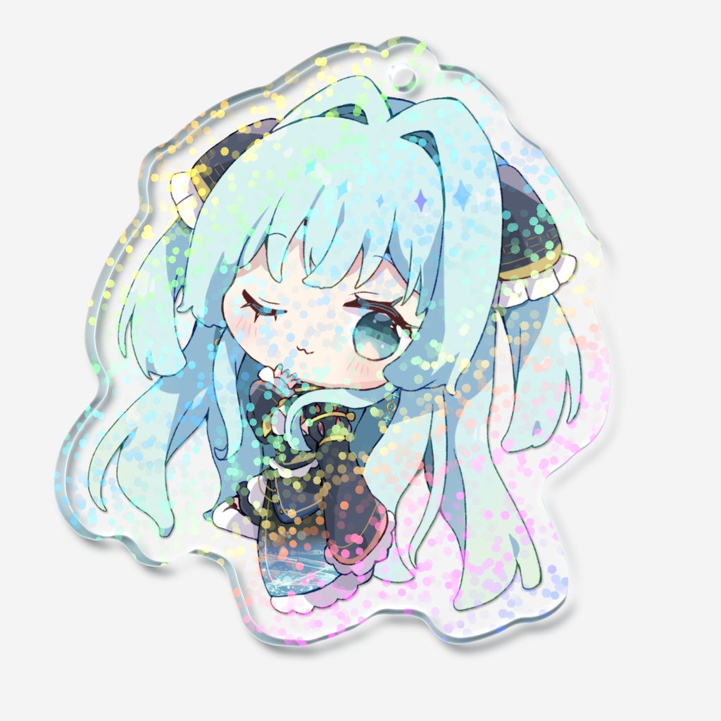 海乃ルリィキラキラアクリルキーホルダー