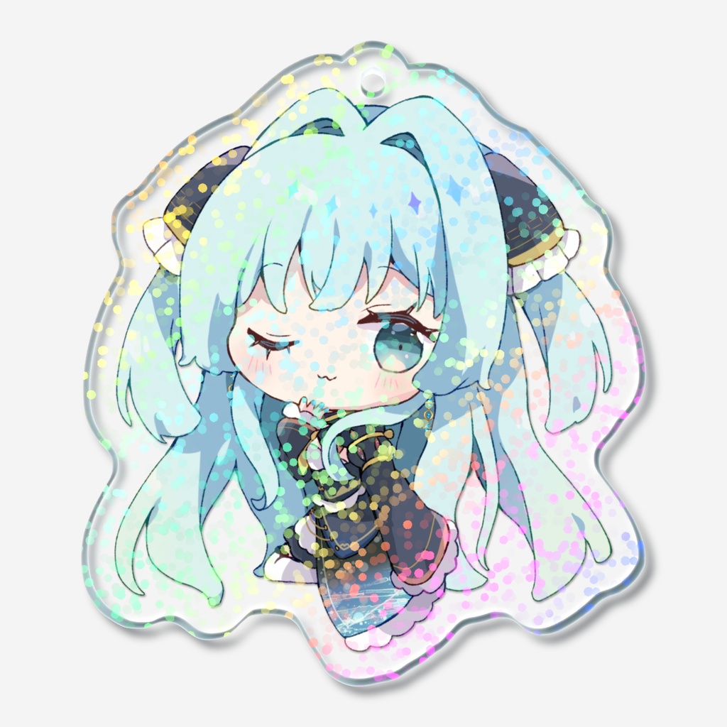 海乃ルリィキラキラアクリルキーホルダー