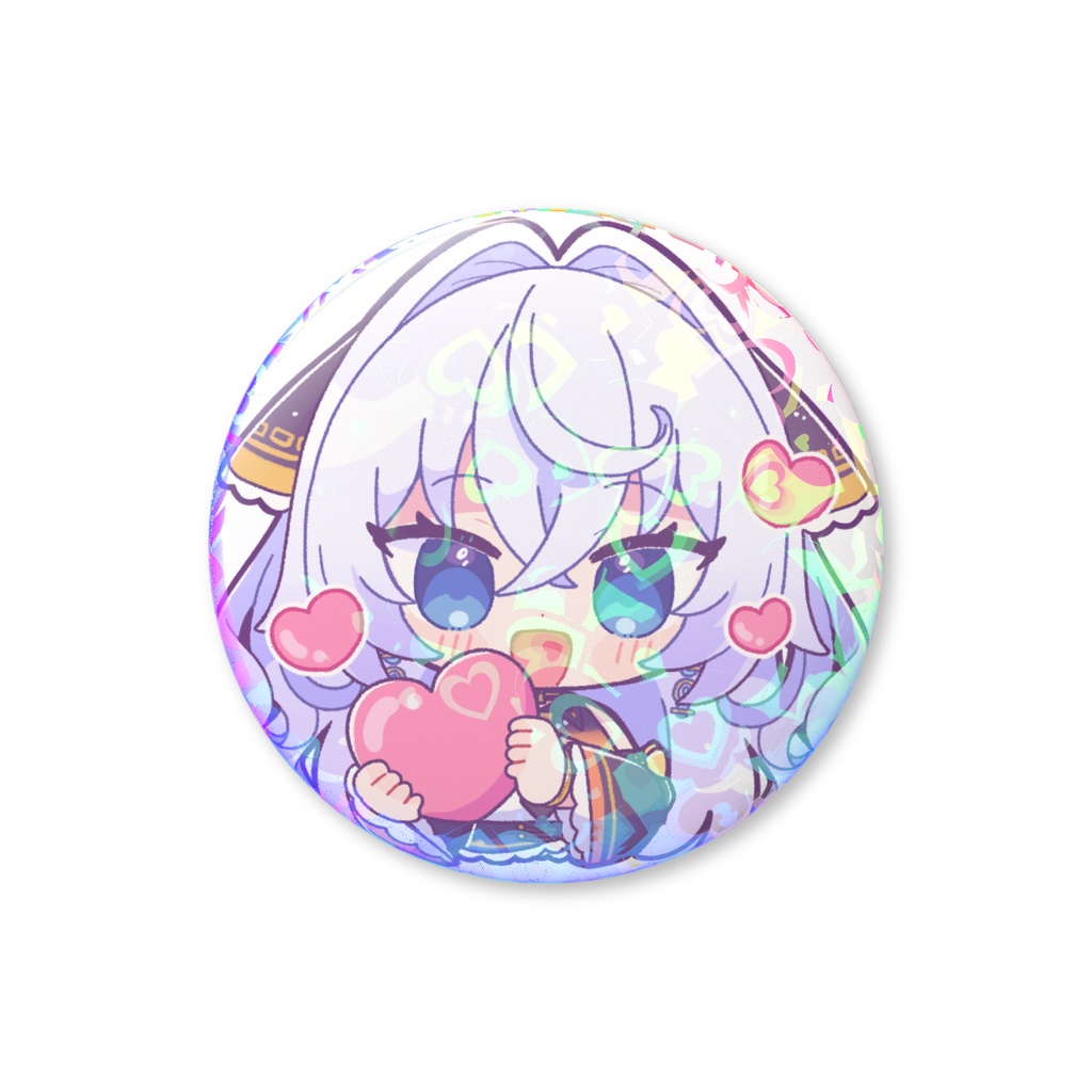 海乃ルリィホログラム缶バッジ