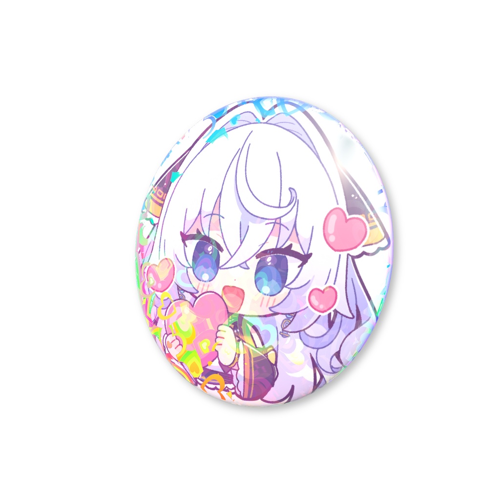 海乃ルリィホログラム缶バッジ