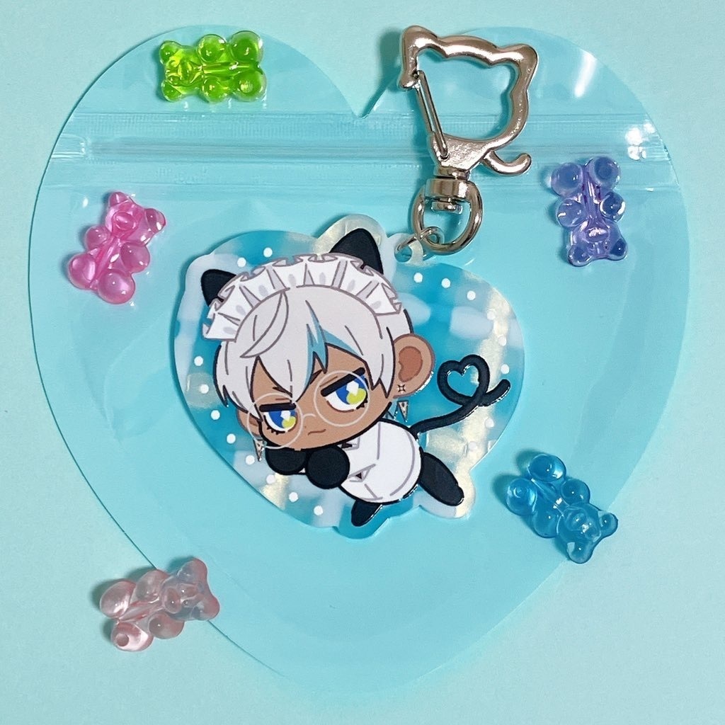 【非公式】猫カフェ店員アクリルキーホルダー