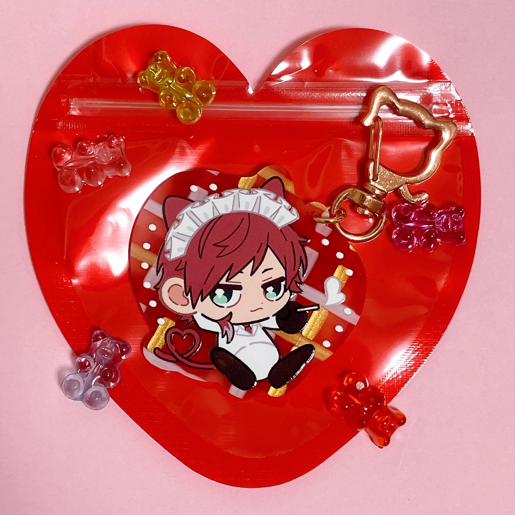 【非公式】猫カフェ店員アクリルキーホルダー