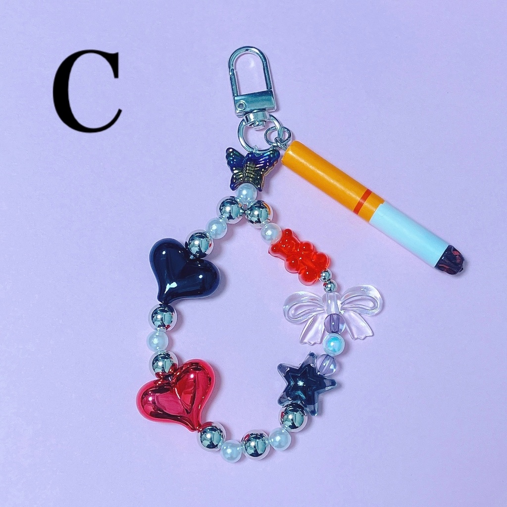 【非公式】概念カラービーズストラップ