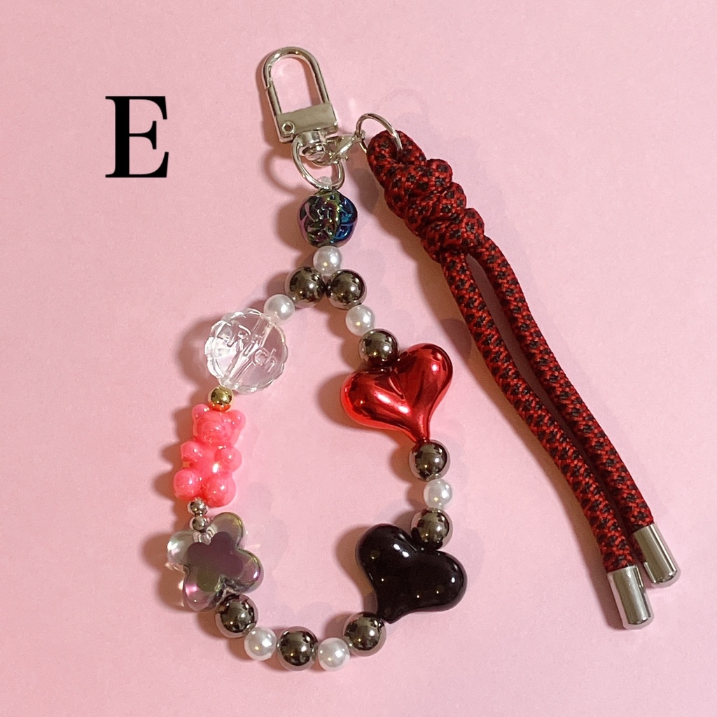 【非公式】概念カラービーズストラップ