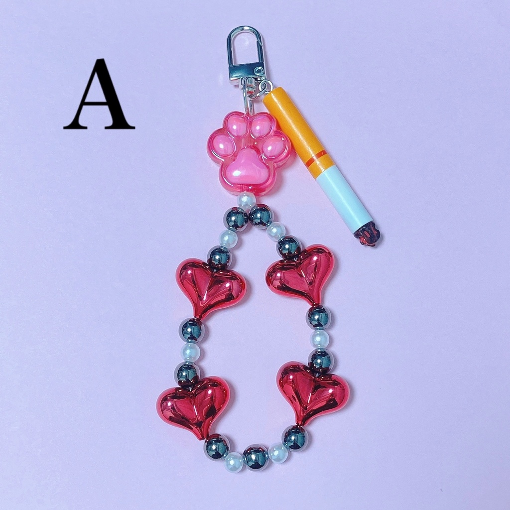 【非公式】概念カラービーズストラップ