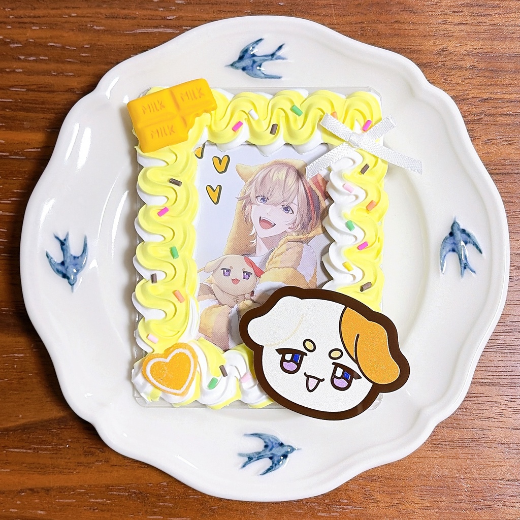 【非公式】🍝🍷 ホイップデコ硬質カードケース