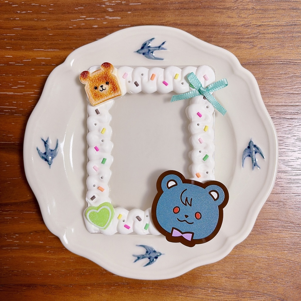 【非公式】さんくまホイップデコ硬質カードケース