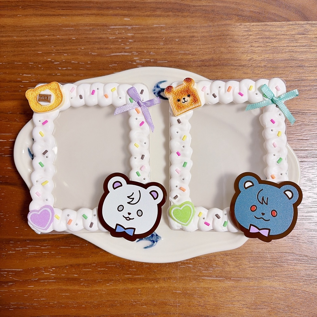 【非公式】さんくまホイップデコ硬質カードケース