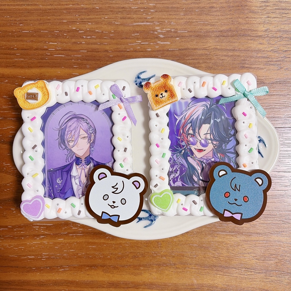 【非公式】さんくまホイップデコ硬質カードケース