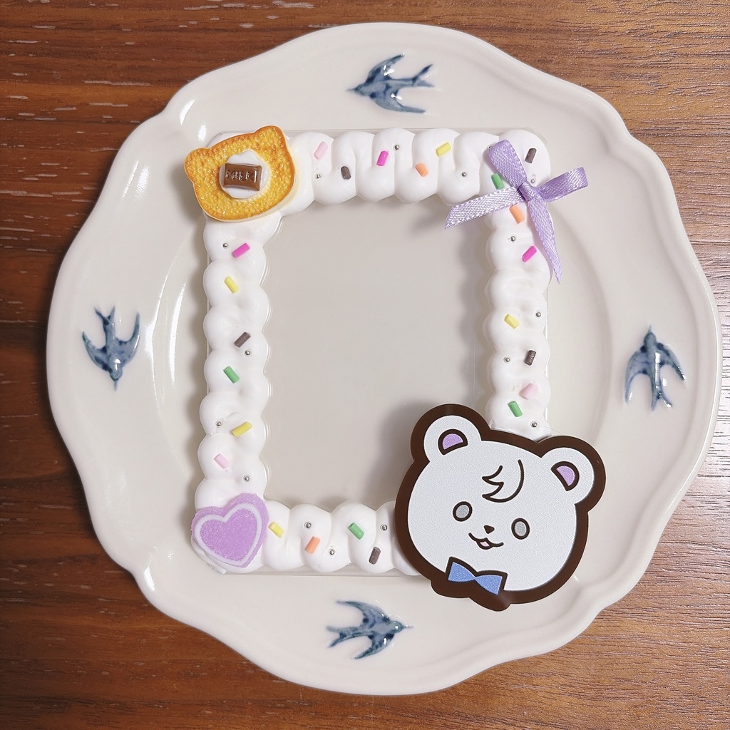 【非公式】さんくまホイップデコ硬質カードケース