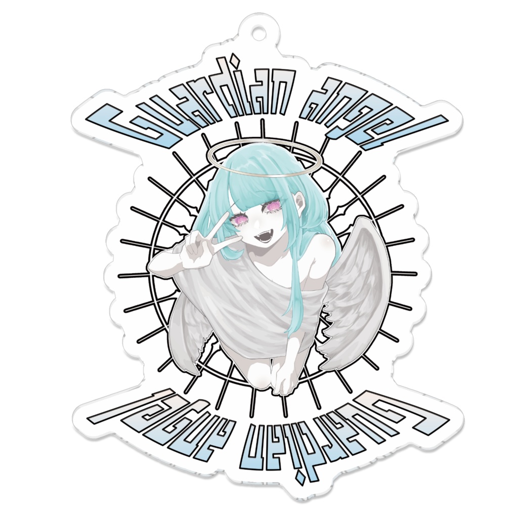 がーでぃあんえんじぇる！アクリルキーホルダー　ブルー