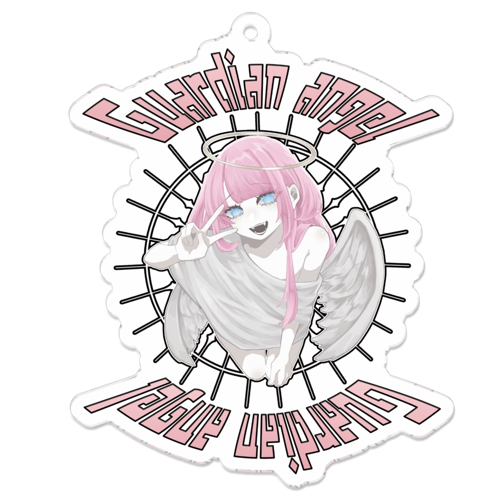 がーでぃあんえんじぇる! アクリルキーホルダー ピンク