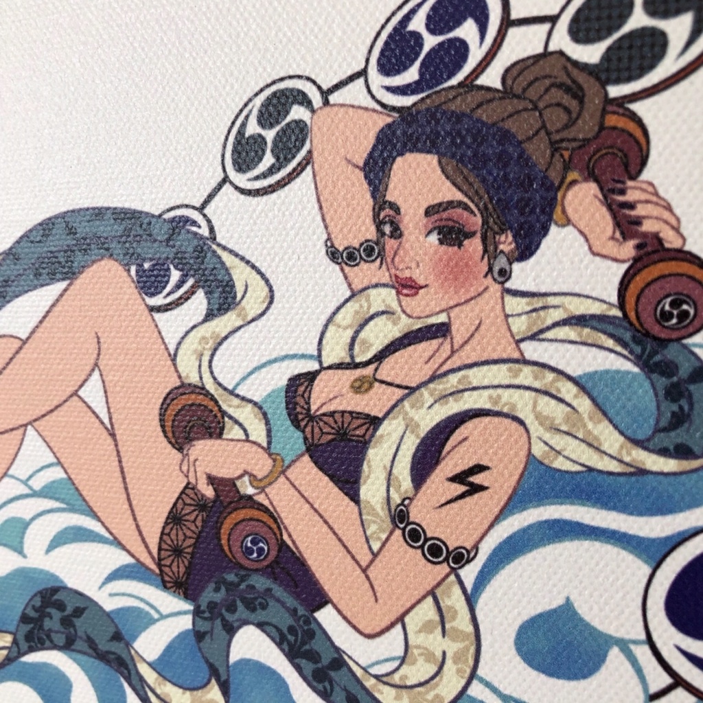 雷神ガールキャンバス