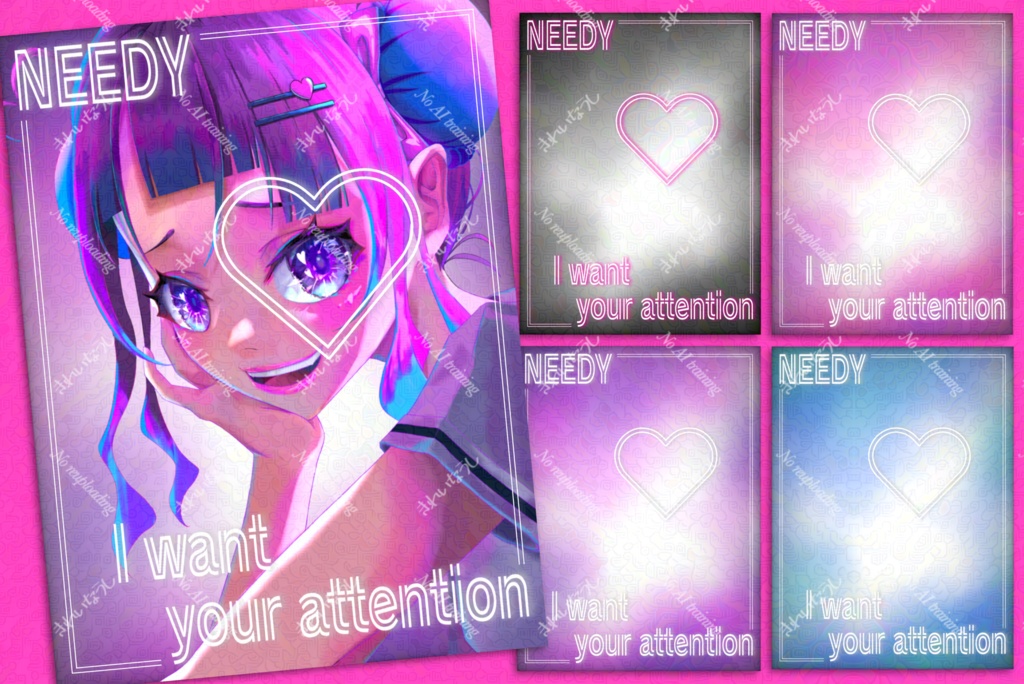 【激重】かわいい❤︎おはV素材(*´˘`*)♥『I want your attention』