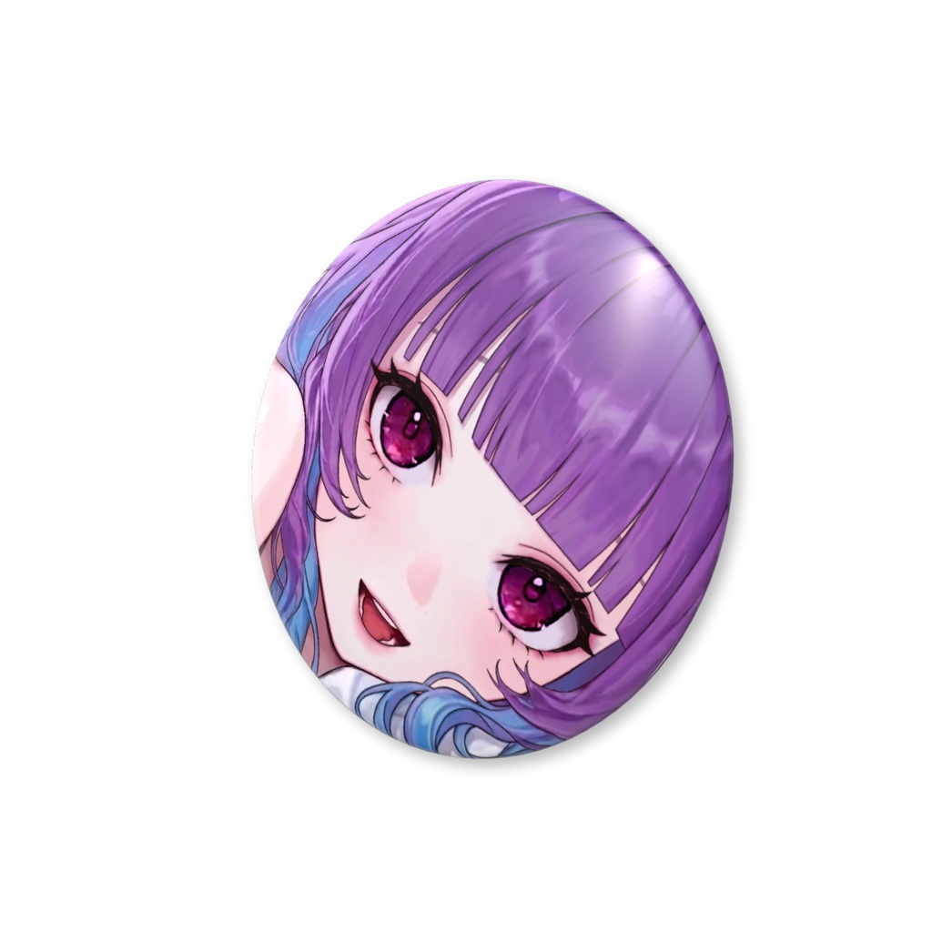 【期間限定】76mm缶バッジ-2nd Anniversary 記念グッズ きれいなうし(本物)