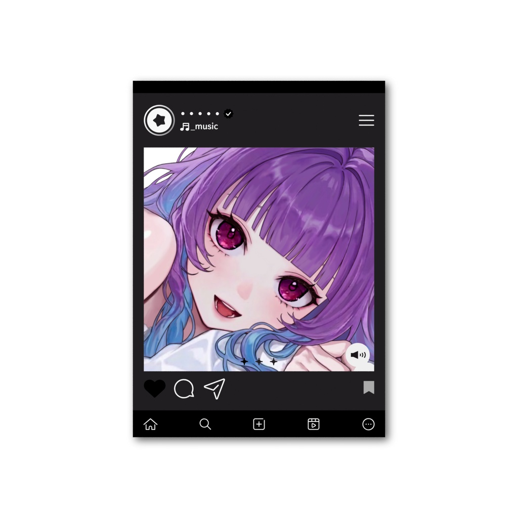 【期間限定】フォト風カード-2nd Anniversary 記念グッズ きれいなうし(本物)