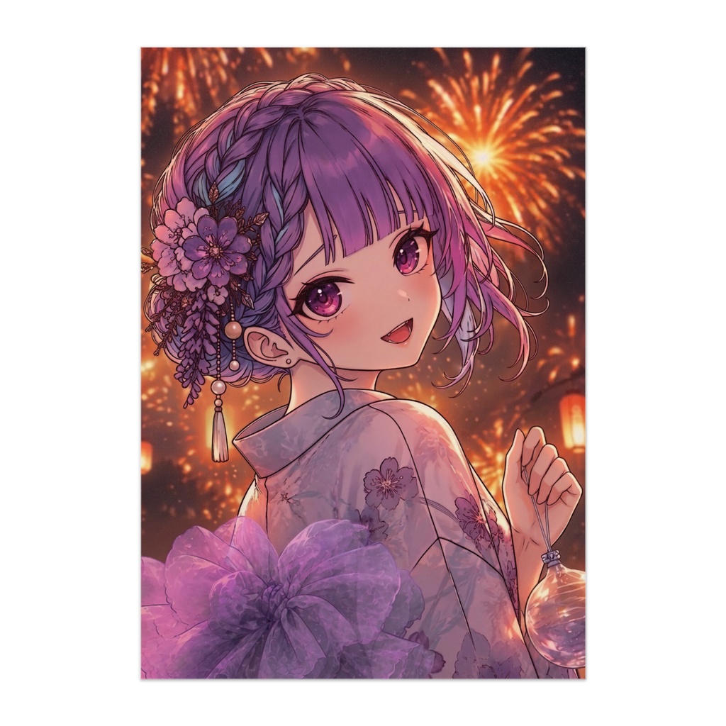 【受注販売】ポスター-August 2026 きれいなうし(本物)