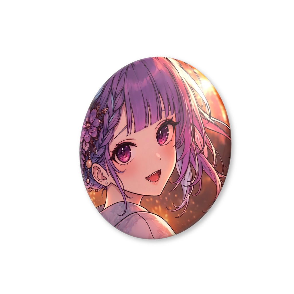 【受注販売】缶バッジ-August 2026 きれいなうし(本物)
