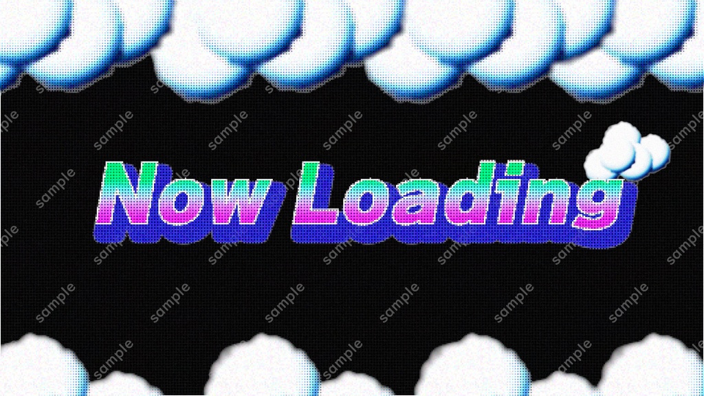 8bit cloud animation