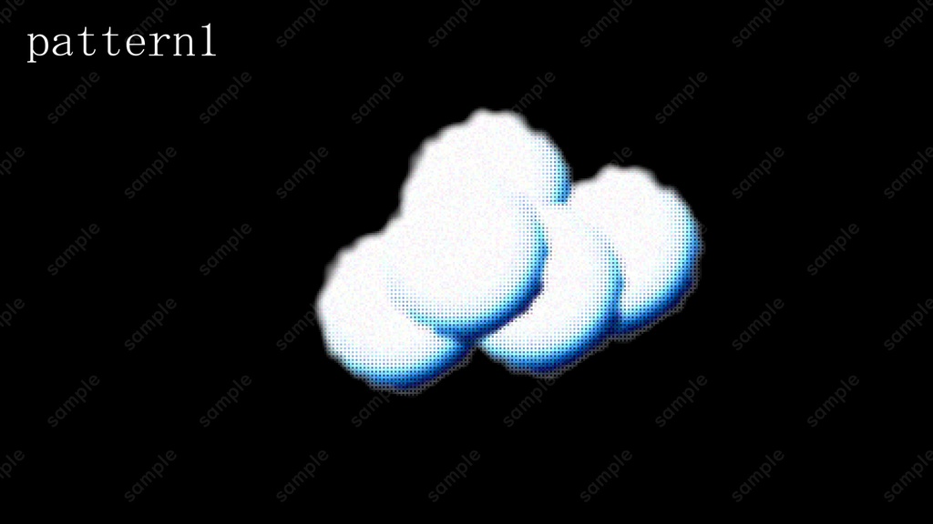 8bit cloud animation