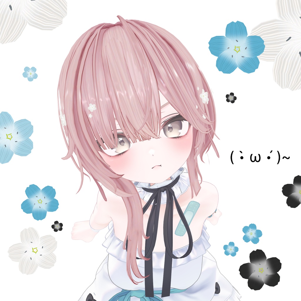 <15 avatar> tail hair & Nemophila set