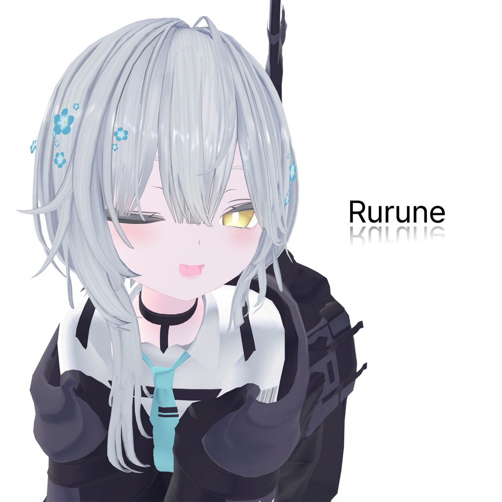 <15 avatar> tail hair & Nemophila set
