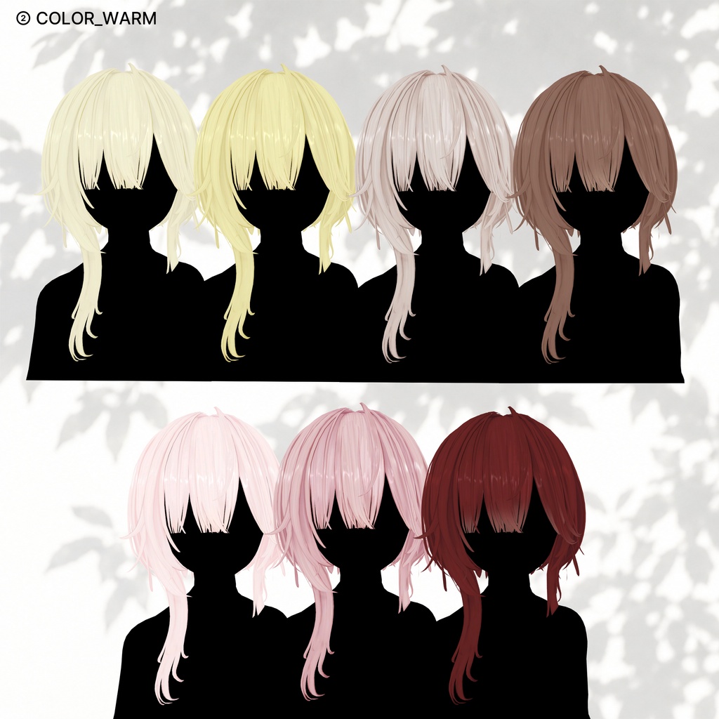 <15 avatar> tail hair & Nemophila set