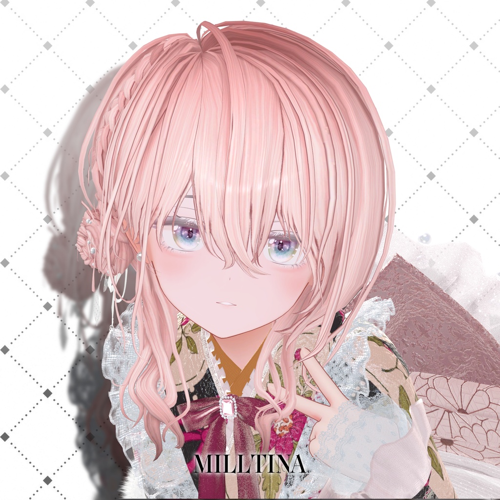 🌹Sale🌹<14 Avatar>Rose hair & Pearl Accessory Set