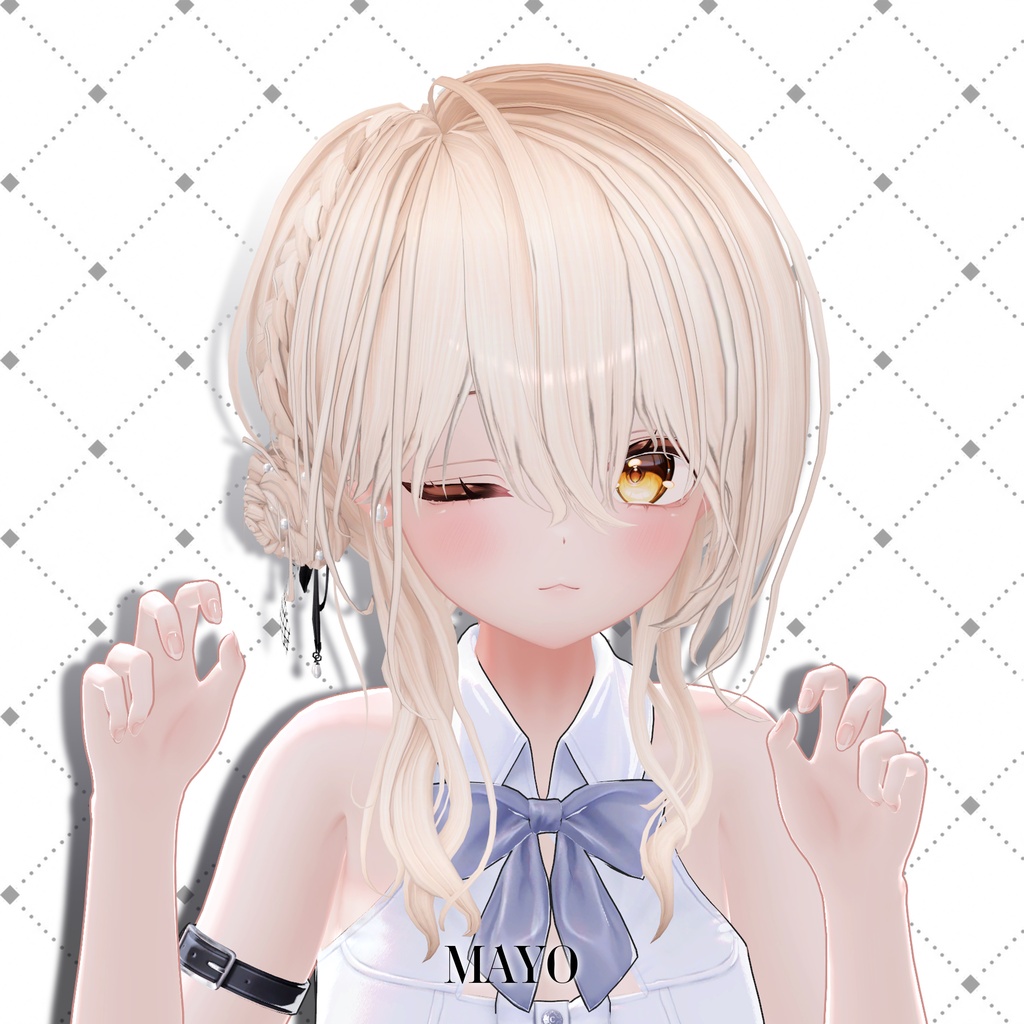 🌹<17 Avatar>Rose hair & Pearl Accessory Set🌹