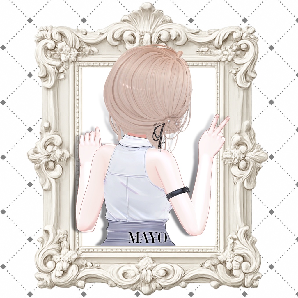 🌹<17 Avatar>Rose hair & Pearl Accessory Set🌹
