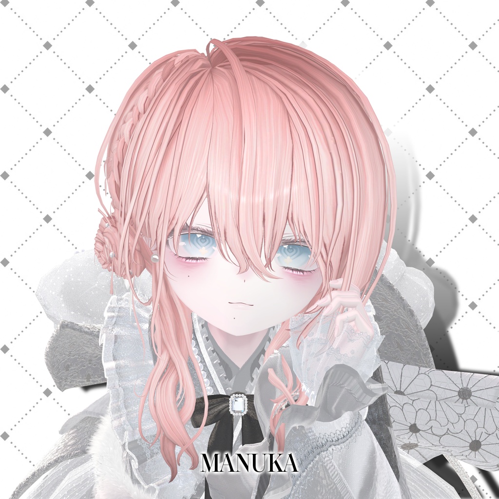 🌹Sale🌹<14 Avatar>Rose hair & Pearl Accessory Set