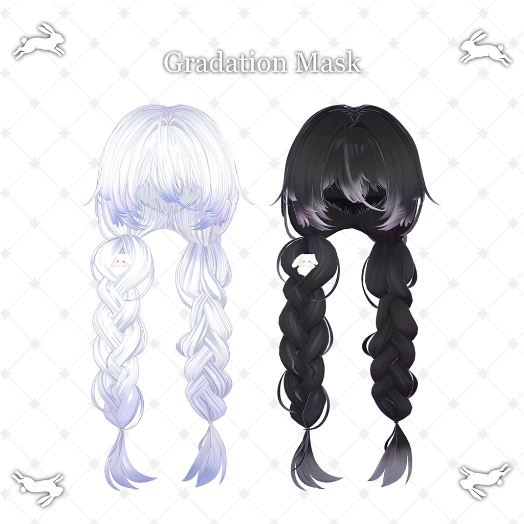 !SALE!๐<19 Avatar>Sleepy Bunny hair & Rabbit Set๐