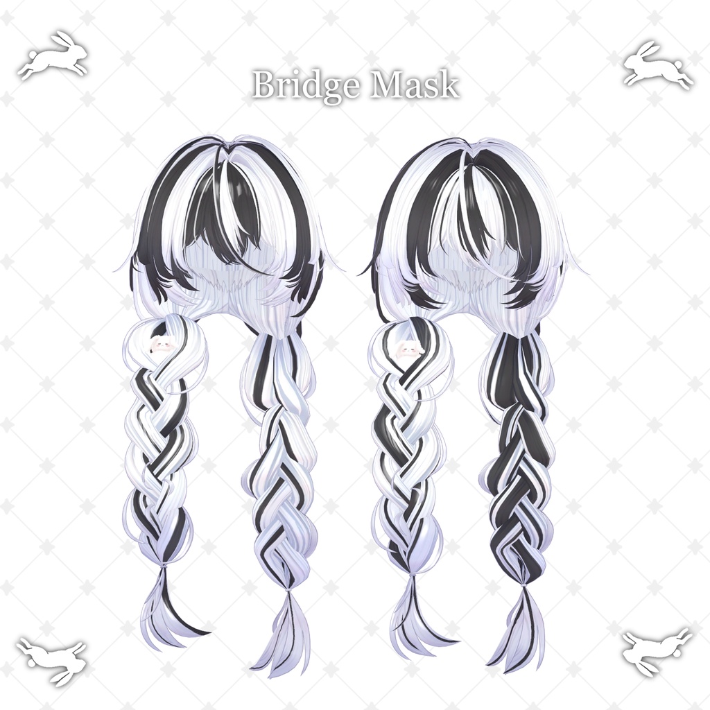 !SALE!๐<19 Avatar>Sleepy Bunny hair & Rabbit Set๐