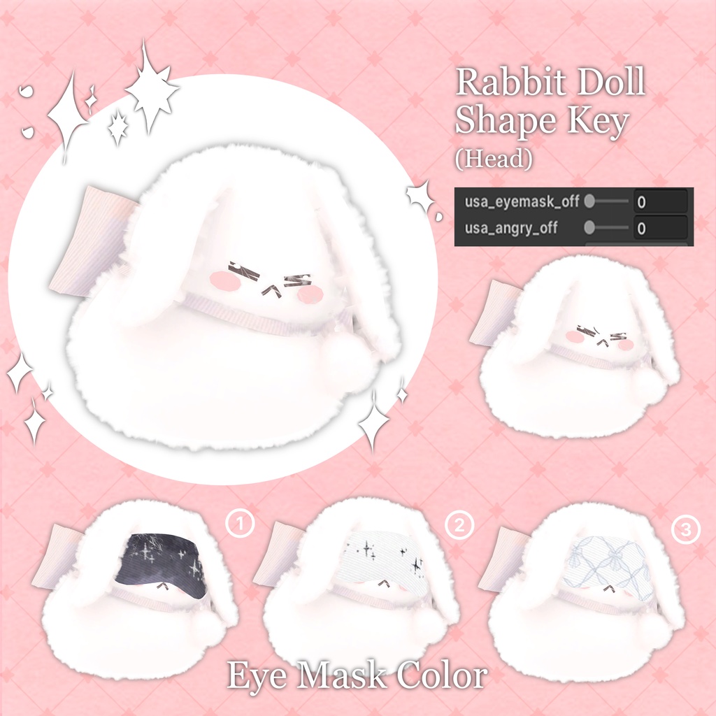 !SALE!๐<19 Avatar>Sleepy Bunny hair & Rabbit Set๐