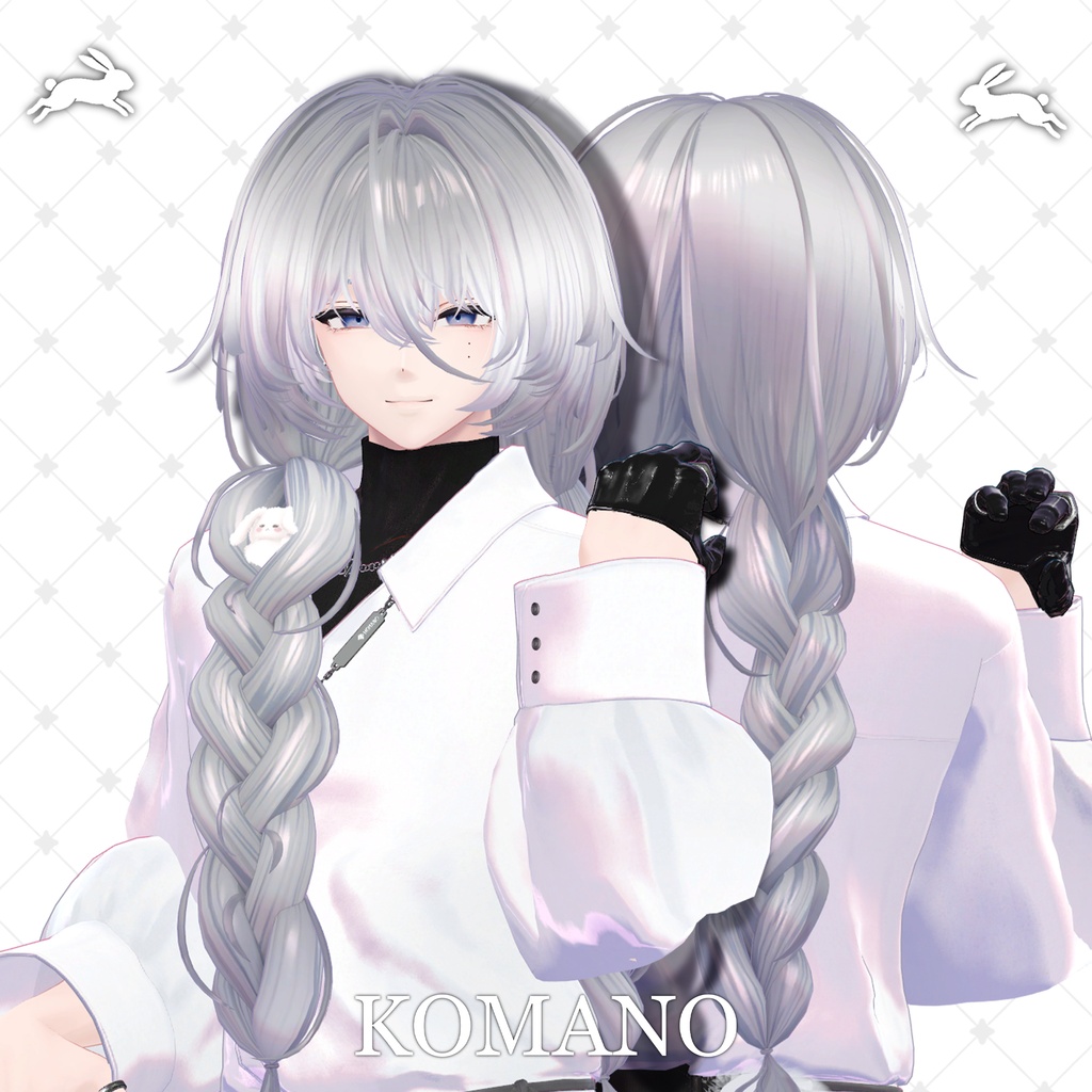 !SALE!๐<19 Avatar>Sleepy Bunny hair & Rabbit Set๐